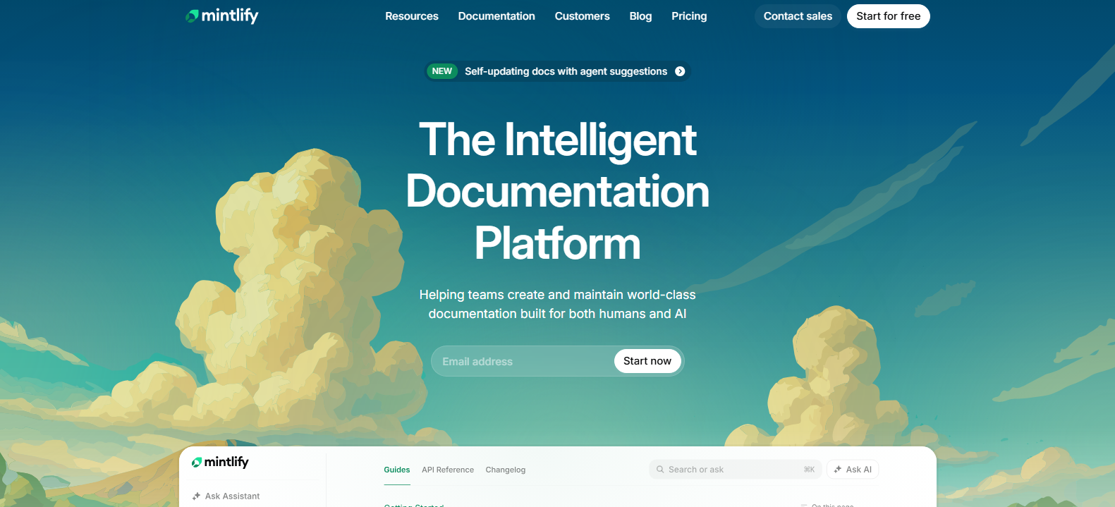Mintlify AI banner